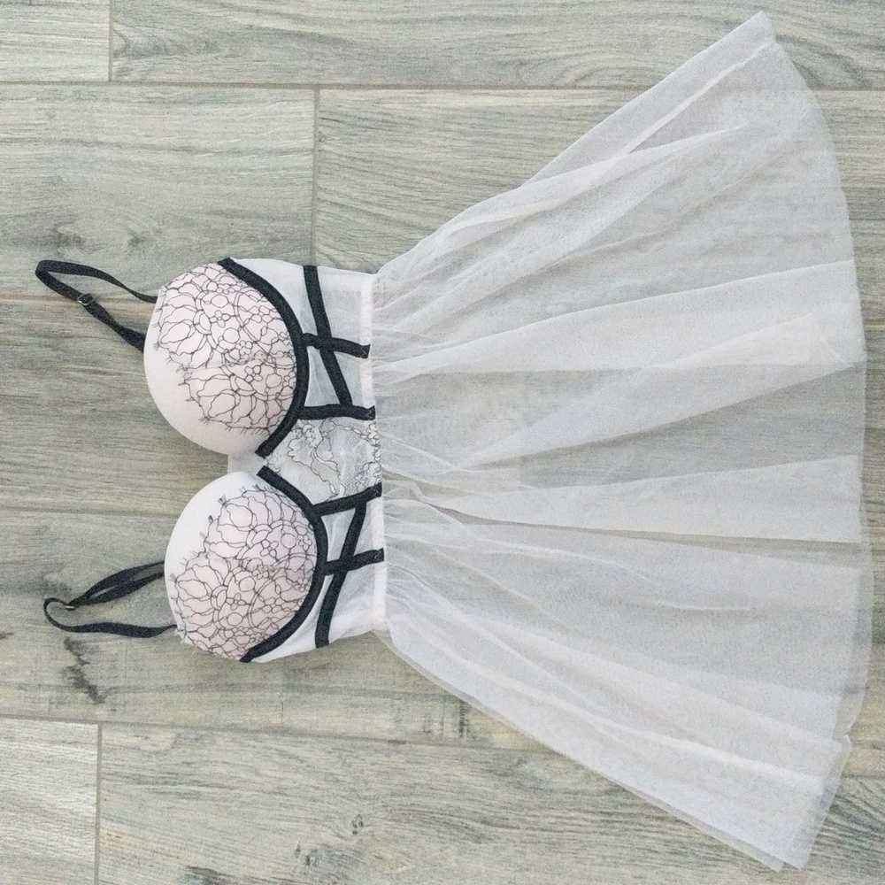 Victoria's secret corset push up nightie
